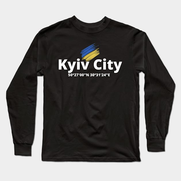 KYIV CITY, Ukrainian Capital Long Sleeve T-Shirt by johnnie2749